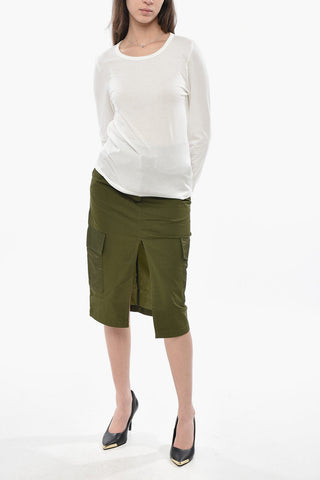 Cotton-Blend Crewneck T-Shirt