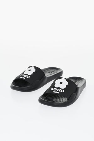 Rubber Slides with Contrast Logo
