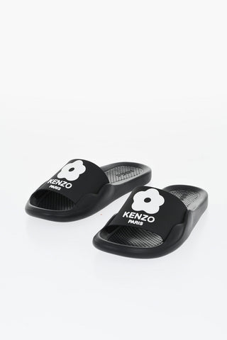 Rubber Slides with Contrast Logo