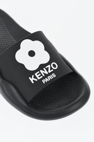 Rubber Slides with Contrast Logo
