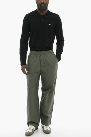 Leichte Baumwoll-Casual-Hose P-FERGY-E-OUT Mit Elastikbund