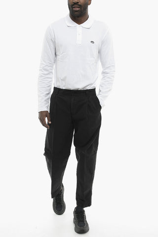 Lightweight Cotton Trousers P-ARTHUR-A With Single Pleat
