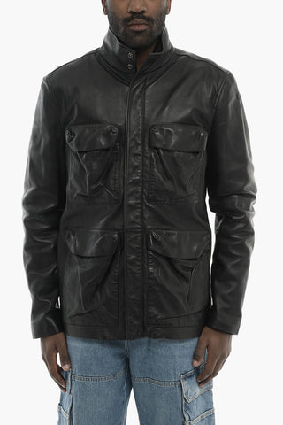Leather Utility Jacket UNISEX L-GAST