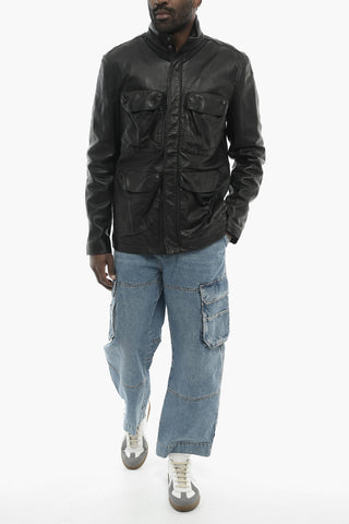 Leather Utility Jacket UNISEX L-GAST