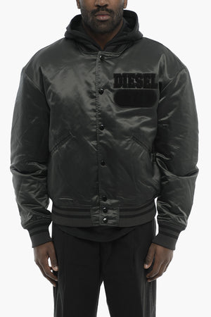 Nylon-Bomberjacke J-BULC-78 mit geprägtem Logo