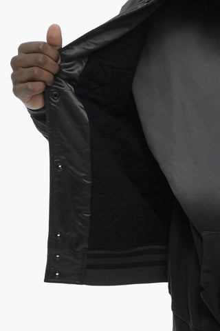 Bomber J-BULC-78 in Nylon con Logo in Rilievo