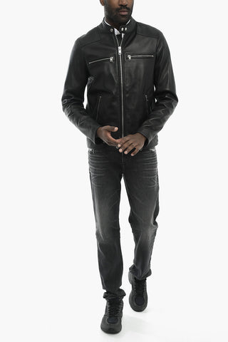 Leather Jacket L-BOY-R
