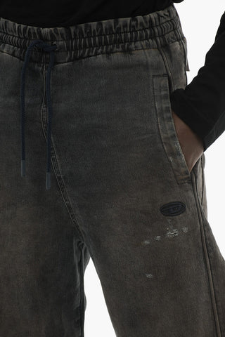 Stretch Denim Jogg Jeans D-MARTIANS With 23cm Elastic Waistband