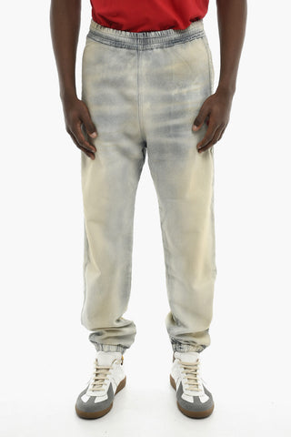 ESSENTIALS Stonewashed Sweat Jeans D-LAB-S1 Elastic Waist 14cm