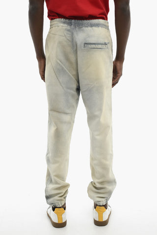 ESSENTIALS Stonewashed Sweat Jeans D-LAB-S1 Elastic Waist 14cm