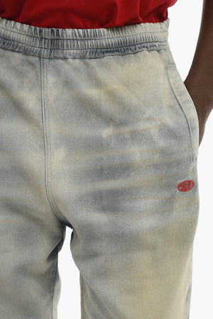 ESSENTIALS Stonewashed Sweat Jeans D-LAB-S1 Elastic Waist 14cm