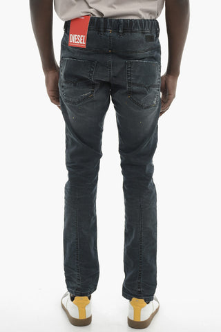 Vintage-Effect Stretch Denim Jogg Jeans KROOLEY-NE 17cm