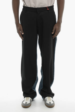 Double-Fabric Straight-Leg Jeans P-HAKU 25cm