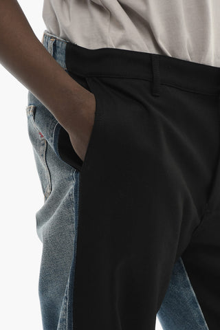 Jeans mit geradem Bein P-HAKU aus Doppelstoff 25cm