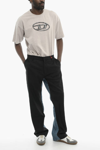 Jeans mit geradem Bein P-HAKU aus Doppelstoff 25cm