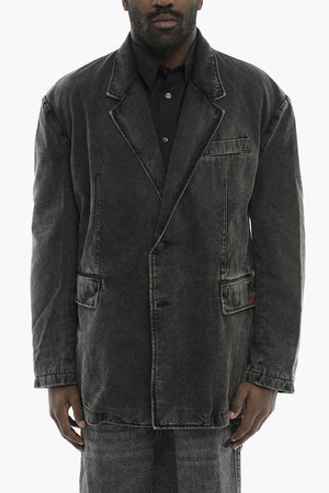 Denim Blazer D-BLAZ with Flap Pockets