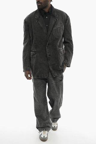 Denim Blazer D-BLAZ with Flap Pockets