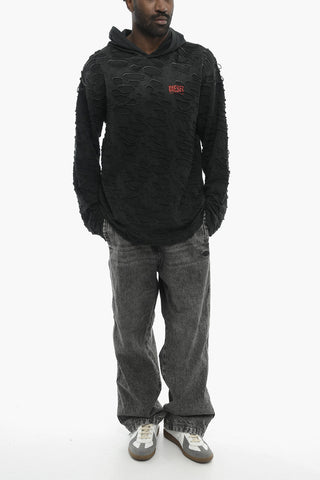 Long-Sleeve Hooded T-Shirt T-CRANE-LS