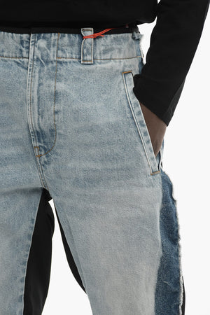 Loose-Fit Jeans D-GENE-S1 Double-Fabric 19cm