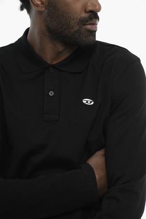 Long-Sleeve Solid Polo Shirt T-SMITH-LS-DOVAL-PJ