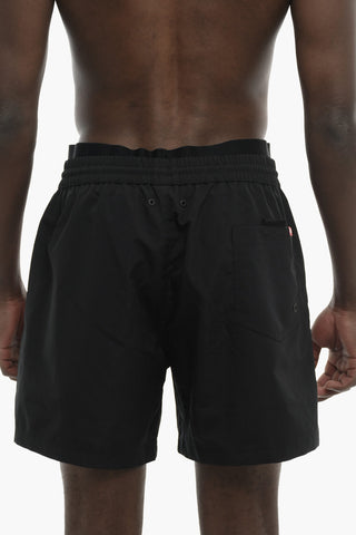 Regular-Fit Boxer-Badehose VISPER-41-D-POP Mit Logobund