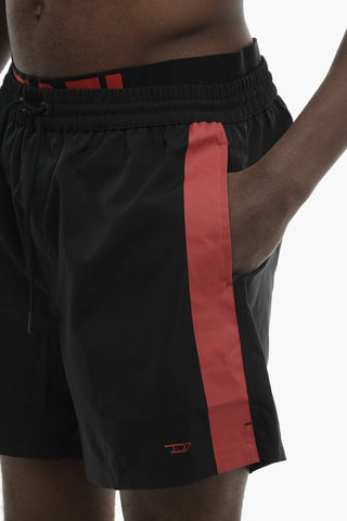 Regular-Fit Boxer-Badehose VISPER-41-D-POP Mit Logobund