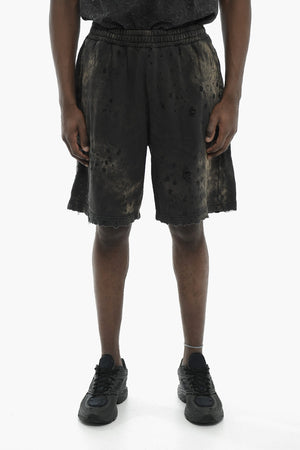 Fleece-Shorts P-CROWN-N2 Im Vintage-Look