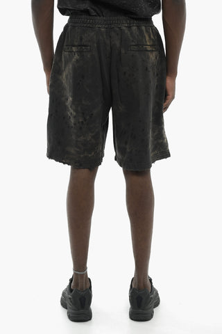 Fleece Shorts P-CROWN-N2 Vintage Effect
