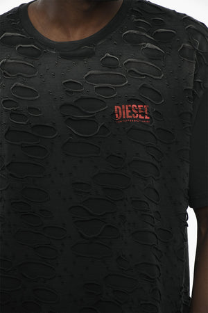 T-Shirt Mit Rundhalsausschnitt T-BOXT-R29 Im Vintage-Look