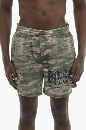 Costume da Bagno Boxer RIO-41 in Nylon a Motivo Camouflage
