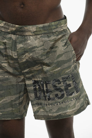 Costume da Bagno Boxer RIO-41 in Nylon a Motivo Camouflage