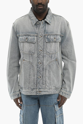 LIBRARY Denim Utility-Jacke UNISEX D-RILEY