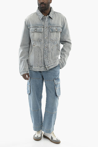 LIBRARY Denim Utility-Jacke UNISEX D-RILEY