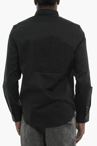 Camicia S-BENNY-CL in Cotone Stretch a Tinta Unita