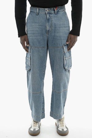 Cargo Jeans Loose Fit D-FISH Straight Leg 23cm L.30