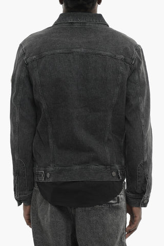 Jeansjacke D-BARCY-FSC mit Cut-Out-Detail