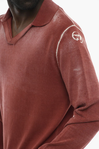 Faded-Effect Cotton Polo Shirt K-LORENZO