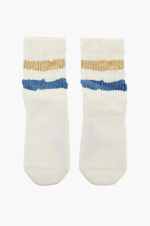 Perforated Ribbed Socks