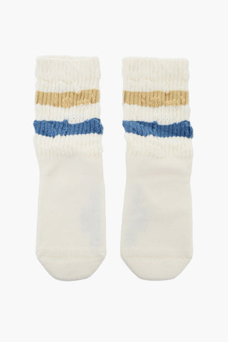 Rippen-Socken Mit Durchbrochenem Muster