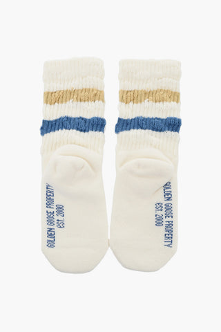 Rippen-Socken Mit Durchbrochenem Muster