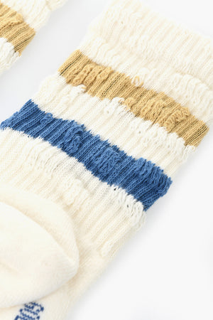 Perforated Ribbed Socks
