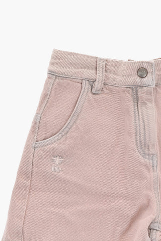 Cotton Shorts with Tonal Logo