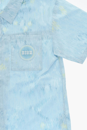 All-Over Logo Shirt with Embossed Logo