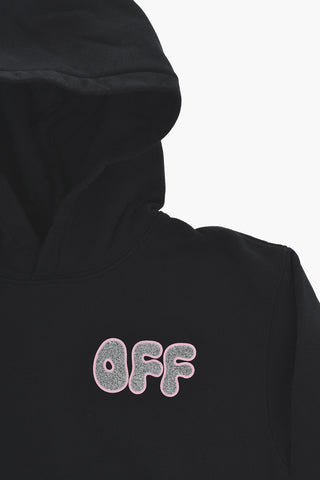 Uni-Hoodie mit glitzerndem Logo