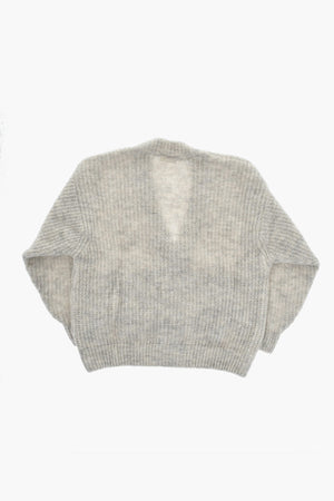 Cardigan Aus Wollmischung Mit V-Ausschnitt