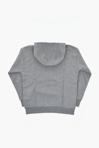 Cotton Hoodie With Rhinestones