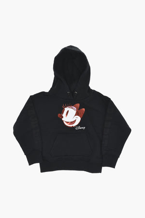 DISNEY Baumwoll-Hoodie mit aufgesetzter Tasche