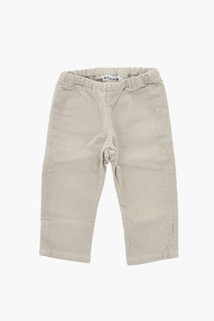 Corduroy Trousers with Elastic Waistband