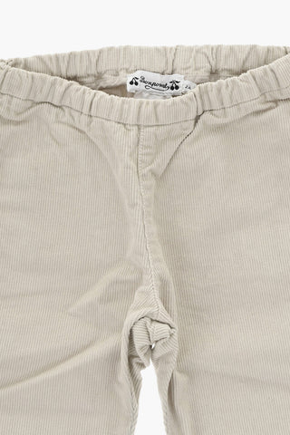 Pantaloni Corduroy con Elastico in Vita