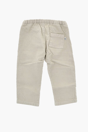 Corduroy Trousers with Elastic Waistband